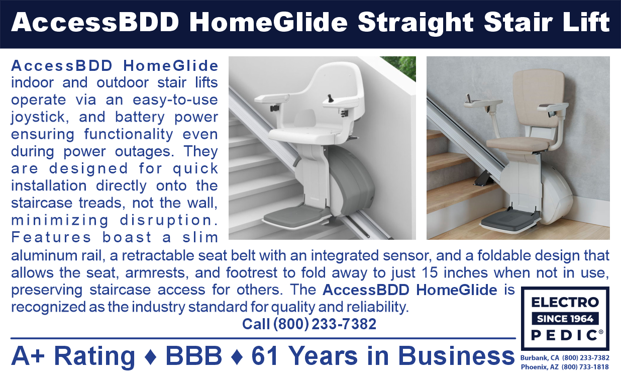 AccessBDD Homeglide indoor and outdoor stairlift